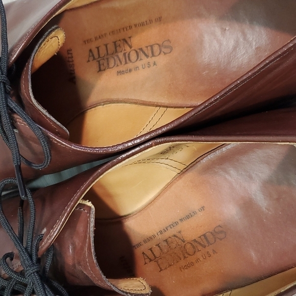 Allen edmonds Austin 30713 Mens Dress Oxford Slip on shoes sz 8.5C - Picture 9 of 14